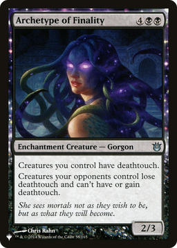 Archetype of Finality (LIST-58/165) - The List: (enchantment)