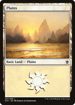 Plains (253) (KTK-253) - Khans of Tarkir Foil