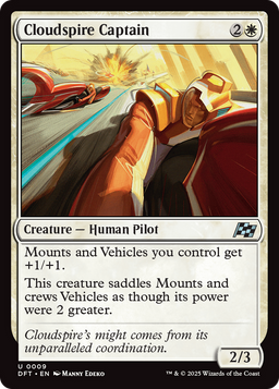 Cloudspire Captain (DFT-009) - Aetherdrift