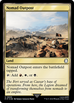 Nomad Outpost (Surge Foil) (PIP-805) - Fallout Foil