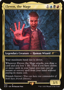 Eleven, the Mage (SLD-343) - Secret Lair Drop / Eleven, the Mage Foil