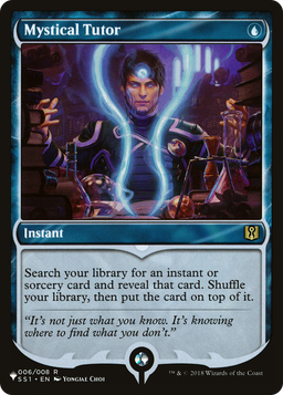 Mystical Tutor (LIST-006/008) - The List
