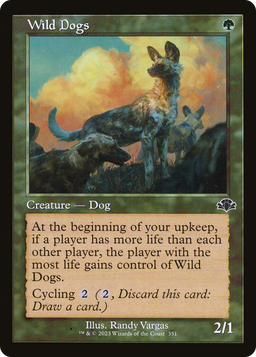 Wild Dogs (Retro Frame) (DMR-351) - Dominaria Remastered Foil