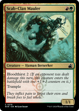 Scab-Clan Mauler (RVR-219) - Ravnica Remastered