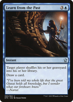 Learn from the Past (DTK-060) - Dragons of Tarkir Foil