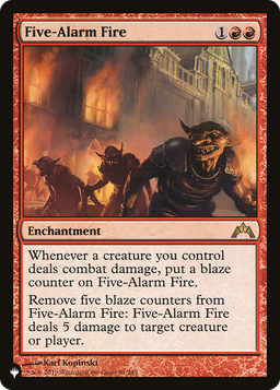 Five-Alarm Fire (LIST-GTC-91) - The List