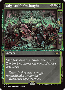 Valgavoth's Onslaught (Showcase) (DSK-324) - Duskmourn: House of Horror: (Showcase)