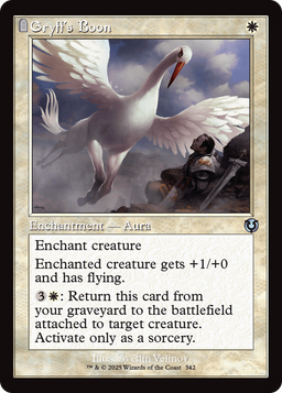 Gryff's Boon (Retro Frame) (INR-342) - Innistrad Remastered Foil