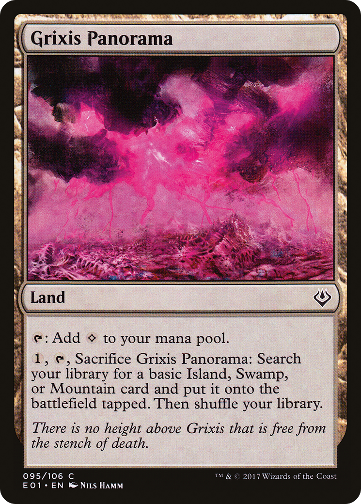 Grixis Panorama (AC2-095) - Archenemy: Nicol Bolas