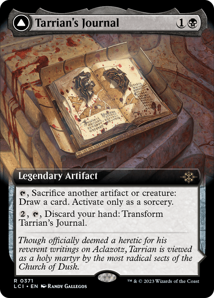 Tarrian's Journal (Extended Art) (LCI-371) - The Lost Caverns of Ixalan: (Extended Art) Foil