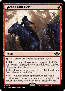 Great Train Heist (OTJ-125) - Outlaws of Thunder Junction: (spree) Foil