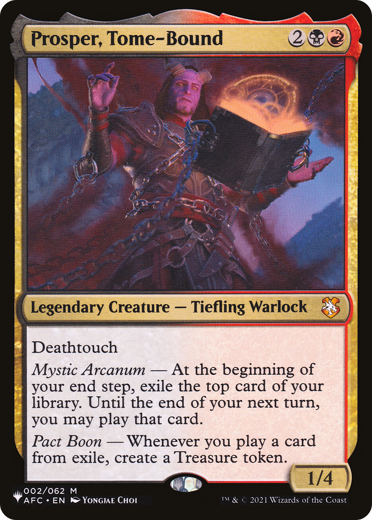 Prosper, Tome-Bound (LIST-002/062) - The List