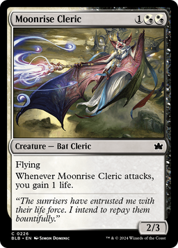 Moonrise Cleric (BLB-226) - Bloomburrow Foil