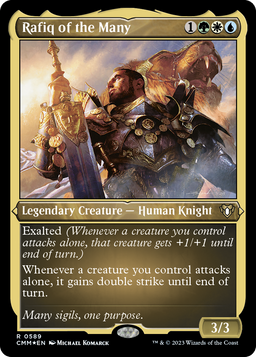 Rafiq of the Many (CMM-589) - Commander Masters Etched Foil