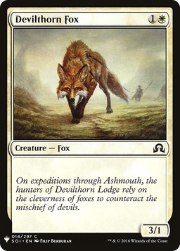 Devilthorn Fox (LIST-014) - The List