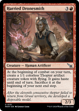 Harried Dronesmith (MKM-131) - Murders at Karlov Manor Foil