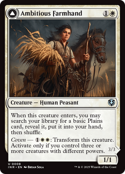 Ambitious Farmhand (INR-008) - Innistrad Remastered