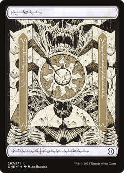 Plains (267) - Full Art (ONE-267) - Phyrexia: All Will Be One Foil
