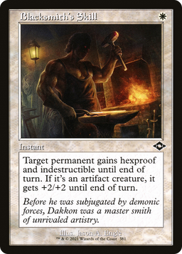 Blacksmith's Skill (Retro Frame) (MH2-381) - Modern Horizons 2 Etched Foil