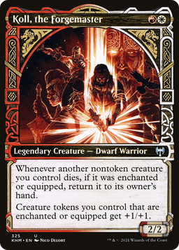 Koll, the Forgemaster (Showcase) (KHM-325) - Kaldheim: (Showcase) Foil