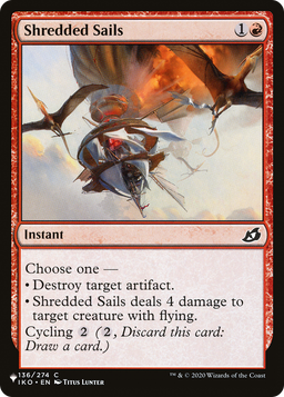 Shredded Sails (LIST-136/274) - The List