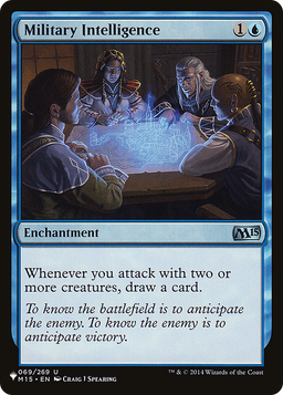 Military Intelligence (LIST-M15-69) - The List