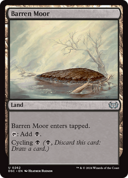Barren Moor (DSC-262) - Duskmourn: House of Horror Commander