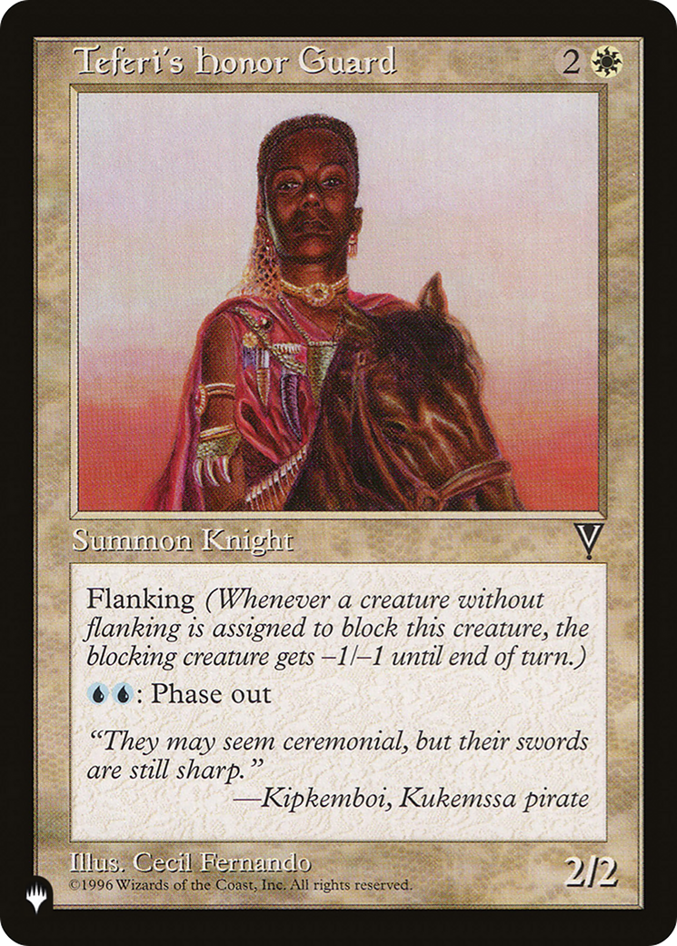 Teferi's Honor Guard (LIST-) - The List