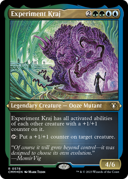 Experiment Kraj (CMM-578) - Commander Masters Etched Foil