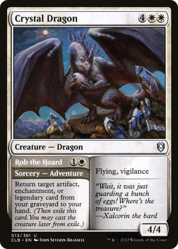 Crystal Dragon (CLB-013) - Commander Legends: Battle for Baldur's Gate Foil