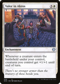 Valor in Akros (SCD-039) - Starter Commander Decks