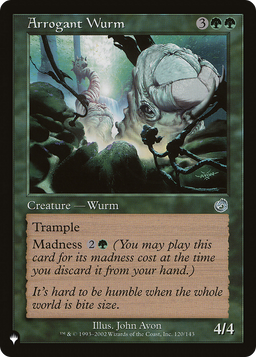 Arrogant Wurm (LIST-120/143) - The List