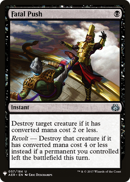 Fatal Push (LIST-057) - The List