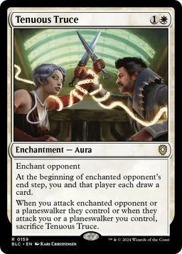 Tenuous Truce (BLC-159) - Bloomburrow Commander