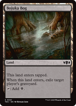 Bojuka Bog (TDC-341) - Commander: Tarkir: Dragonstorm