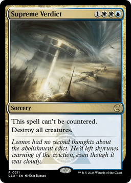 Supreme Verdict (CLU-211) - Ravnica: Clue Edition