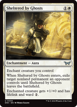 Sheltered by Ghosts (DSK-030) - Duskmourn: House of Horror Foil