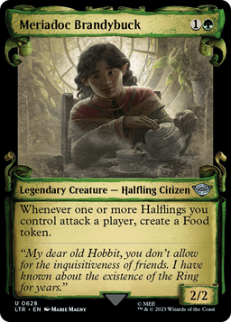 Meriadoc Brandybuck (Showcase Scrolls) (LTR-628) - The Lord of the Rings: Tales of Middle-earth: (Showcase) Foil