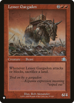 Lesser Gargadon (LIST-97/143) - The List