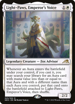 Light-Paws, Emperor's Voice (NEO-025) - Kamigawa: Neon Dynasty Foil
