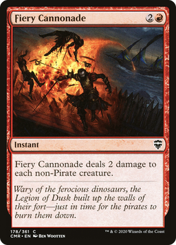 Fiery Cannonade (CMR-178) - Commander Legends