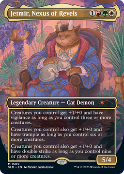 Jetmir, Nexus of Revels (Display Commander) - Thick Stock (SLD-1555) - Secret Lair Drop (Borderless)