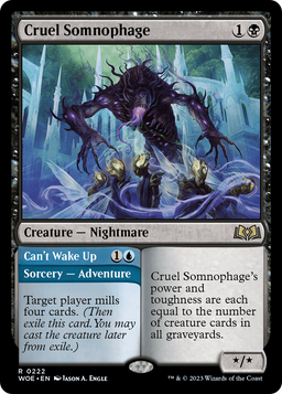Cruel Somnophage (WOE-222) - Wilds of Eldraine