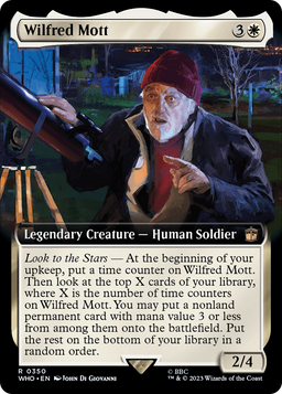 Wilfred Mott (Extended Art) (WHO-350) - Doctor Who: (Extended Art) Foil