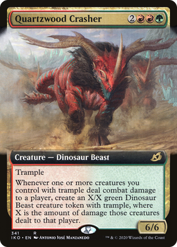 Quartzwood Crasher (Extended Art) (IKO-341) - Ikoria: Lair of Behemoths: (Extended Art)