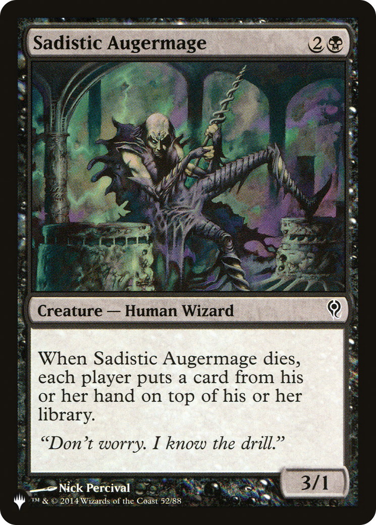 Sadistic Augermage (LIST-52/88) - The List