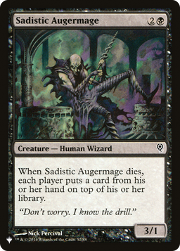 Sadistic Augermage (LIST-52/88) - The List