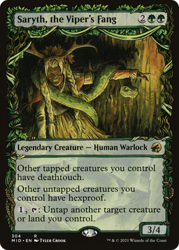 Saryth, the Viper's Fang (Showcase) (MID-304) - Innistrad: Midnight Hunt: (Showcase)