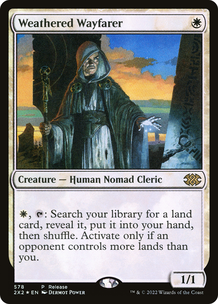 Weathered Wayfarer (LARP-578) - Double Masters 2022 Foil