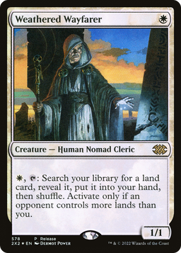 Weathered Wayfarer (LARP-578) - Double Masters 2022 Foil
